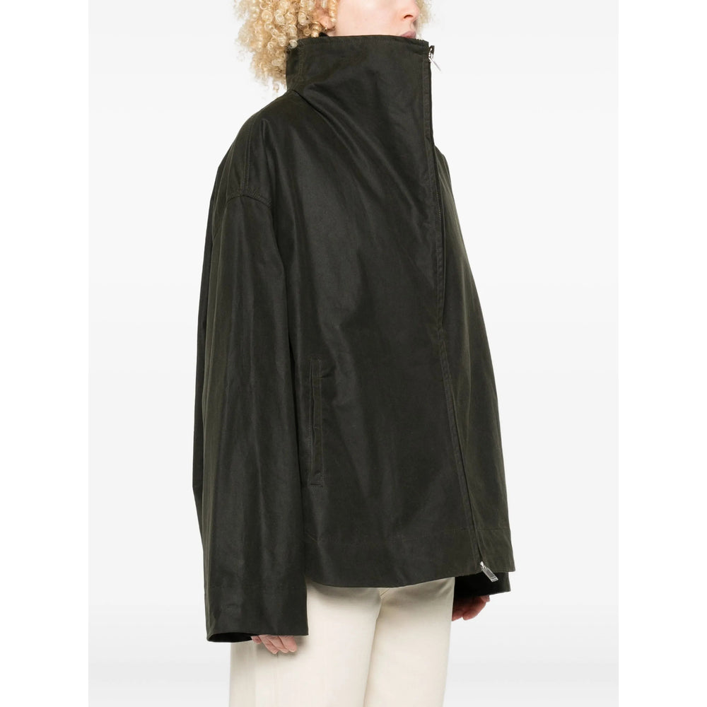 Toteme Green Jackets - Oversized Jackets Women