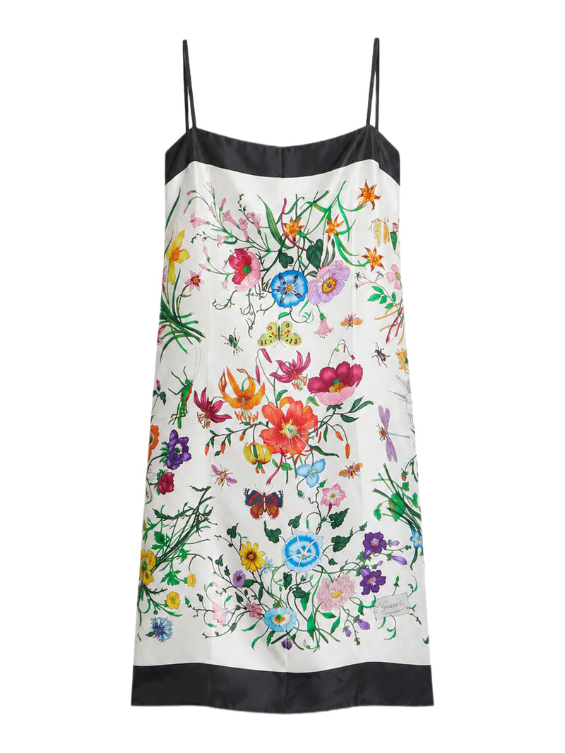 Gucci Gucci Women Printed Silk Twill Dress