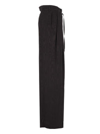 Dries Van Noten Women High-Waisted Trousers Moiré Motif