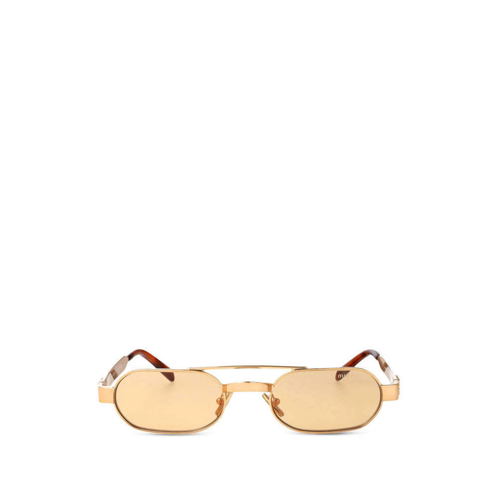 Miu Miu Gold Sunglasses Women