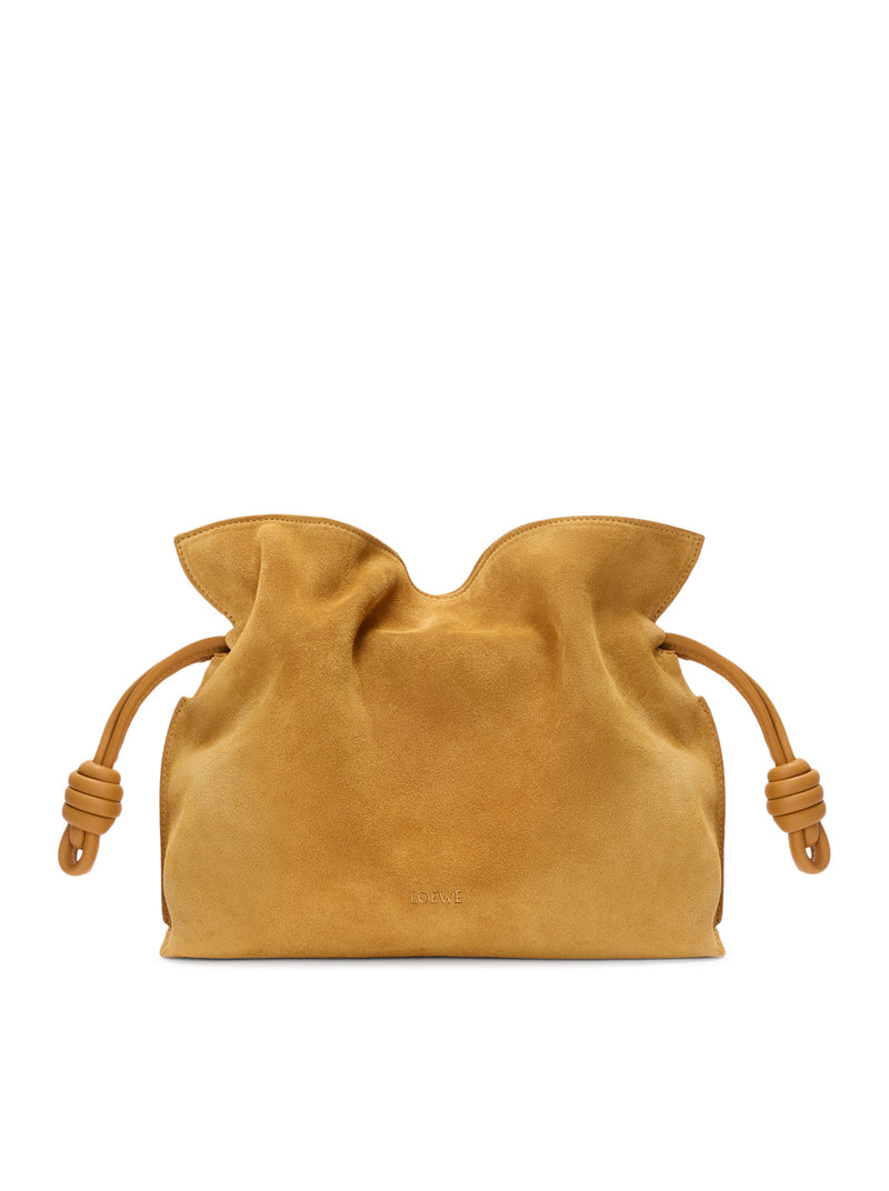 Loewe Loewe Women Medium Flamenco Clutch In Suede