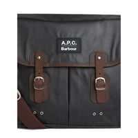 Barbour X A.P.C. Green Messenger Bags Men