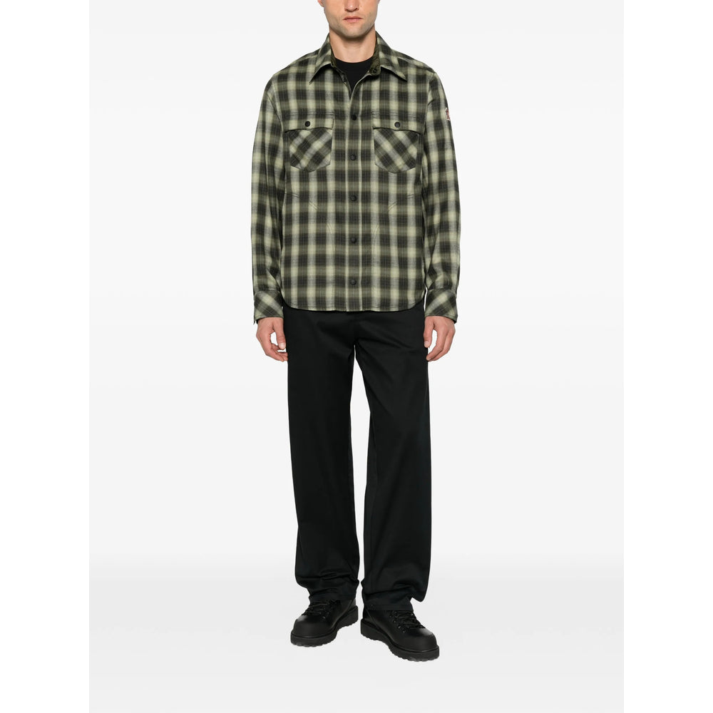 Moncler Grenoble Green Shirts Men