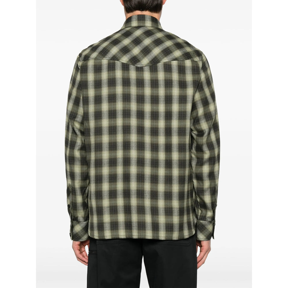 Moncler Grenoble Green Shirts Men