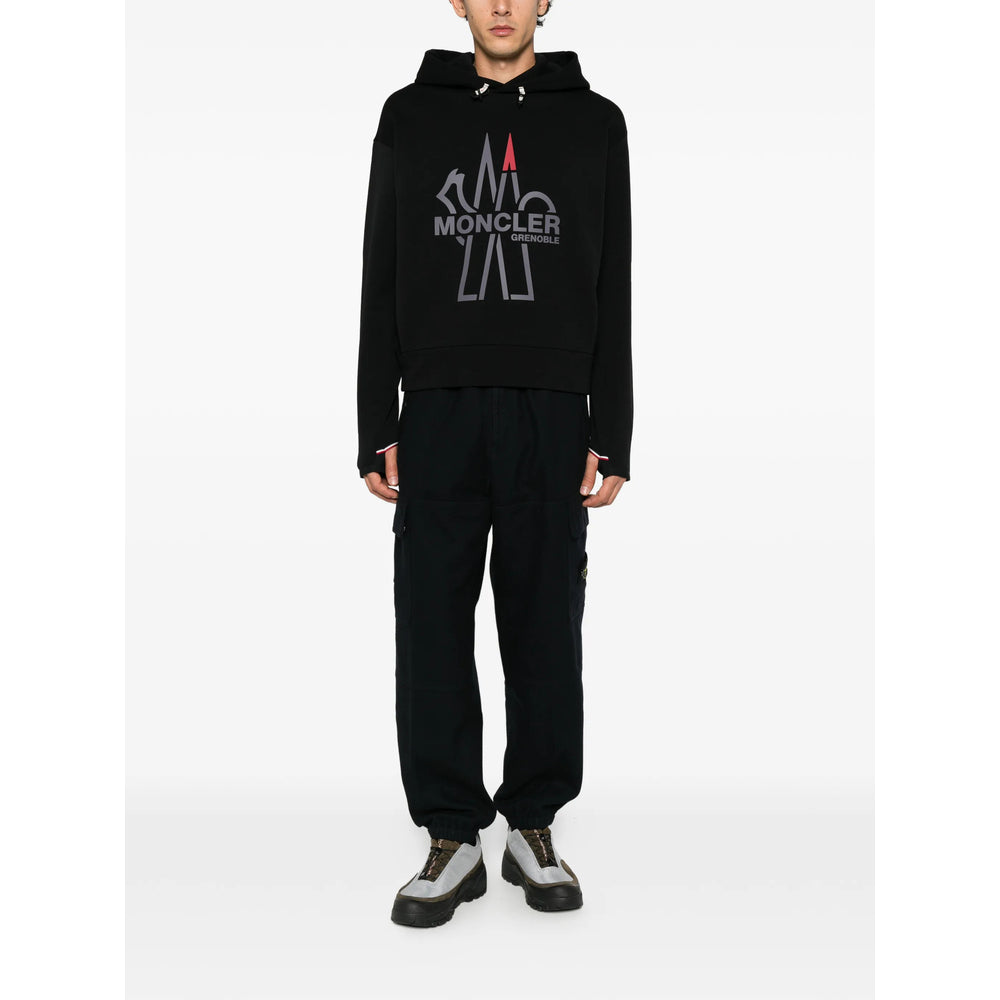 Moncler Grenoble Moncler Grenoble Black Sweaters & Knitwear - Hoodies Men