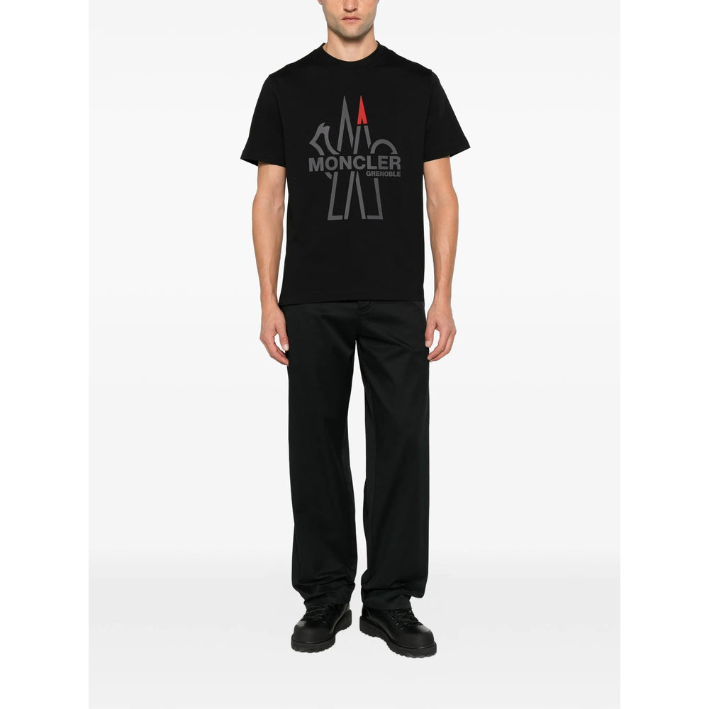 Moncler Grenoble Black T-Shirts & Vests - T-Shirts Men