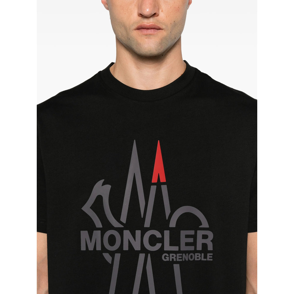 Moncler Grenoble Black T-Shirts & Vests - T-Shirts Men