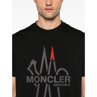 Moncler Grenoble Black T-Shirts & Vests - T-Shirts Men