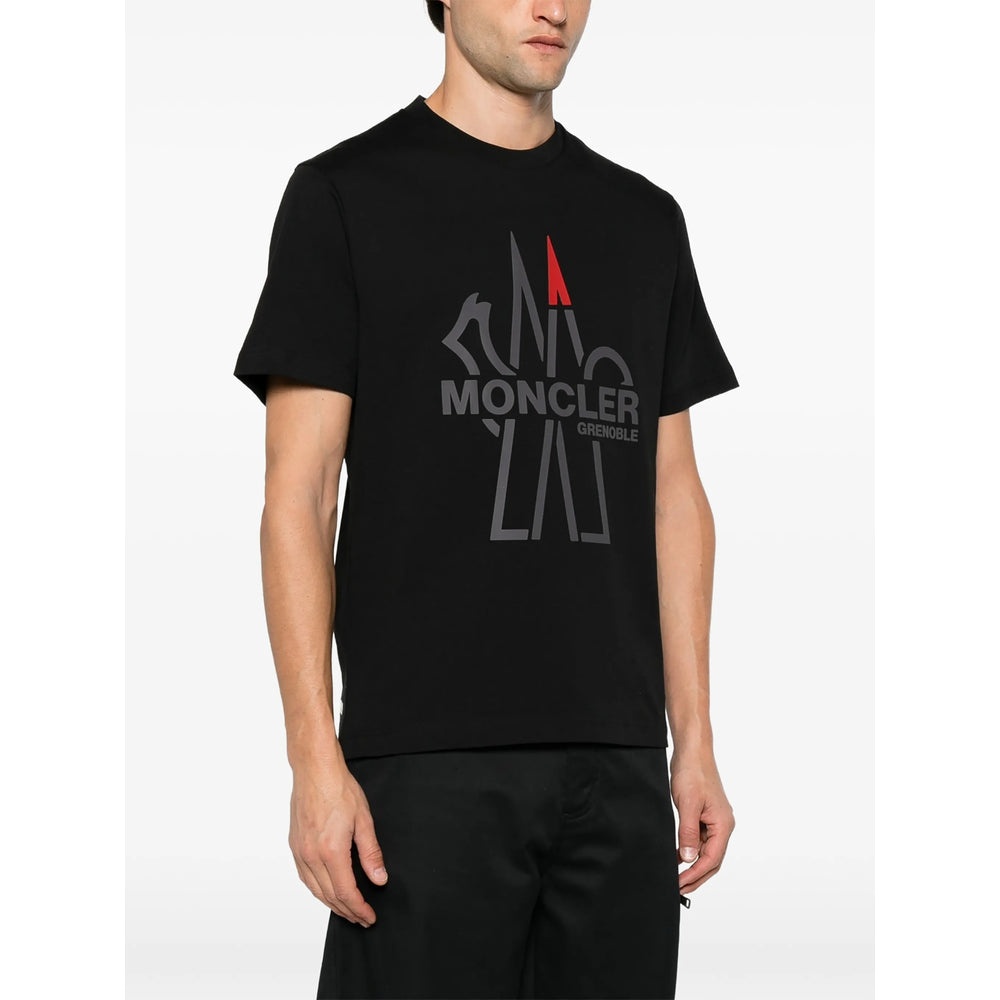 Moncler Grenoble Black T-Shirts & Vests - T-Shirts Men