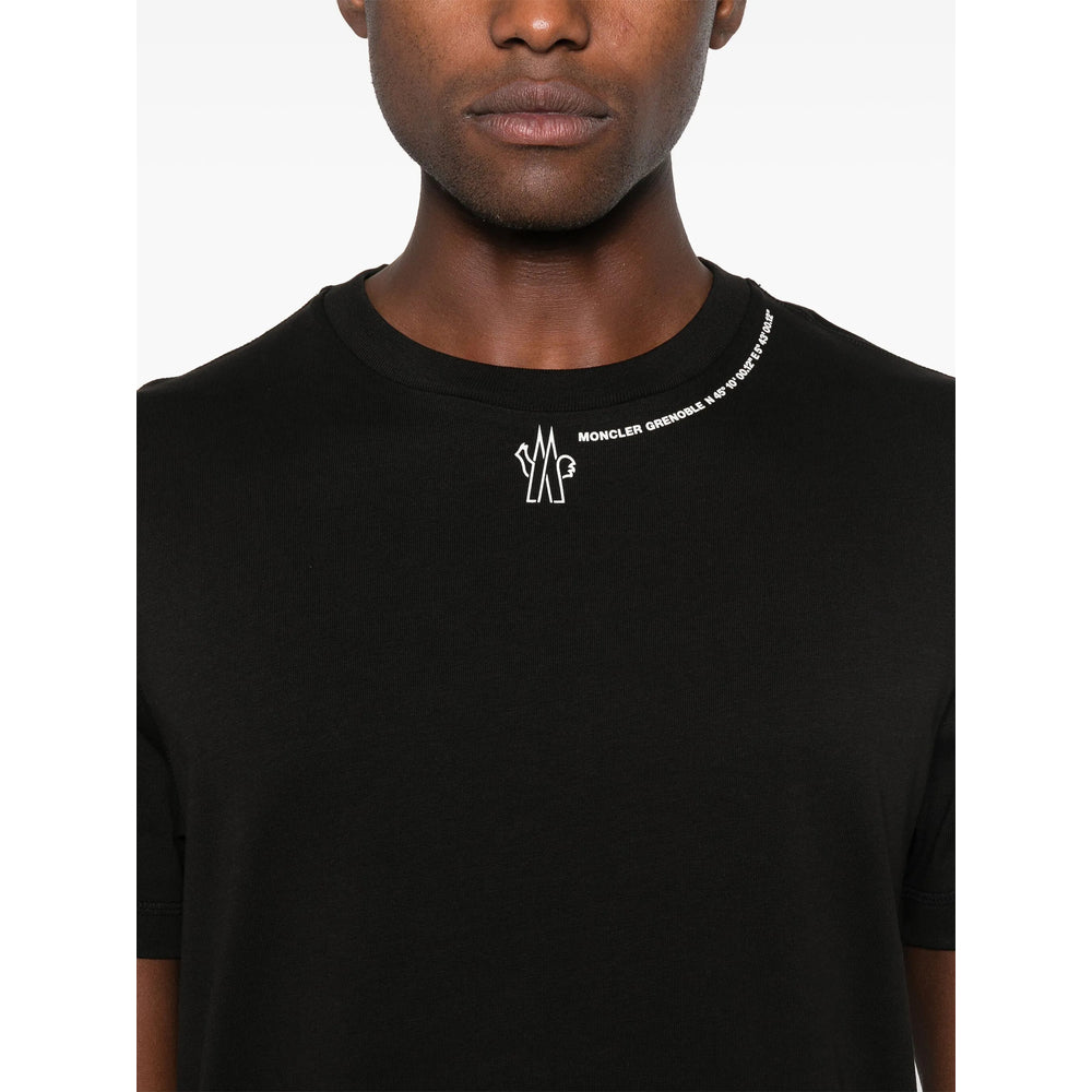 Moncler Grenoble Black T-Shirts & Vests - T-Shirts Men