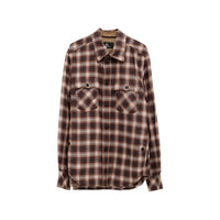 Moncler Grenoble Brown Shirts Men