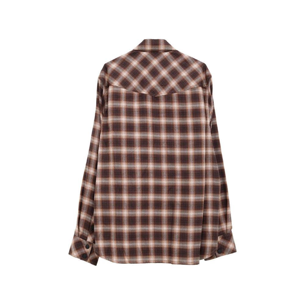 Moncler Grenoble Brown Shirts Men