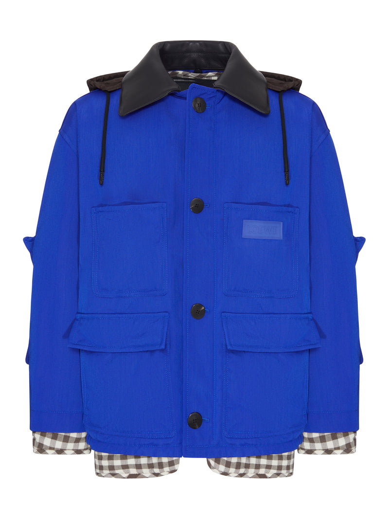 Loewe Loewe Men Technical Cordura Jacket With Layered Construction