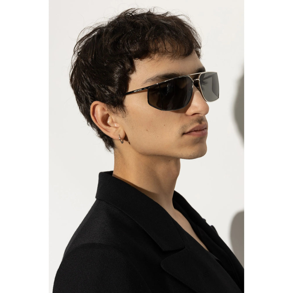 Saint Laurent Silver Sunglasses Men