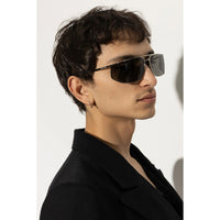Saint Laurent Silver Sunglasses Men