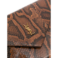 Saint Laurent Saint Laurent Brown Clutch Bags Women