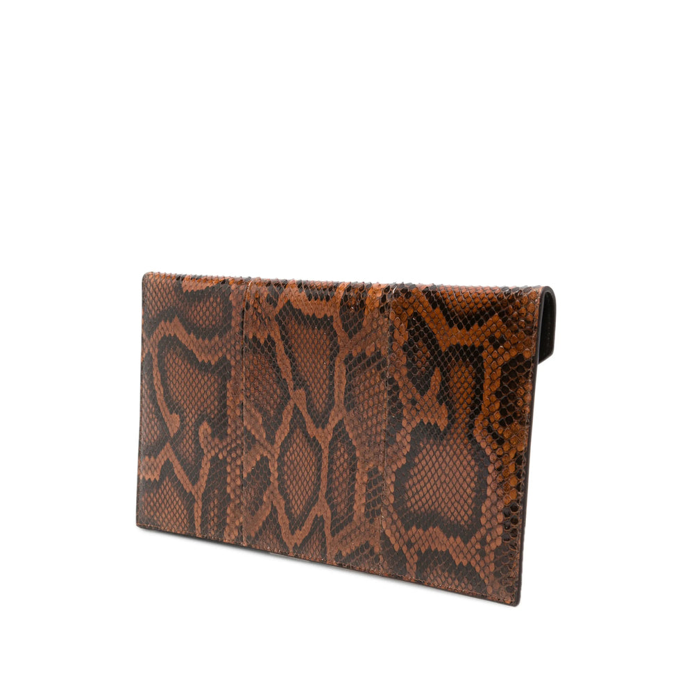 Saint Laurent Saint Laurent Brown Clutch Bags Women