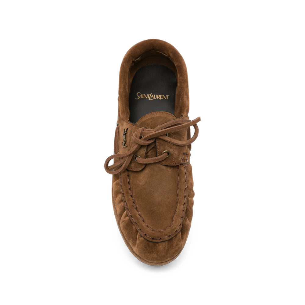 Saint Laurent Brown Loafers Women