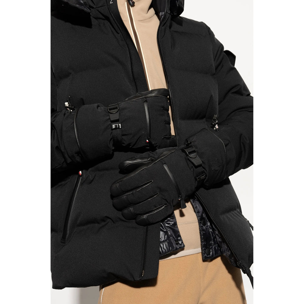 Moncler Grenoble Black Gloves Men