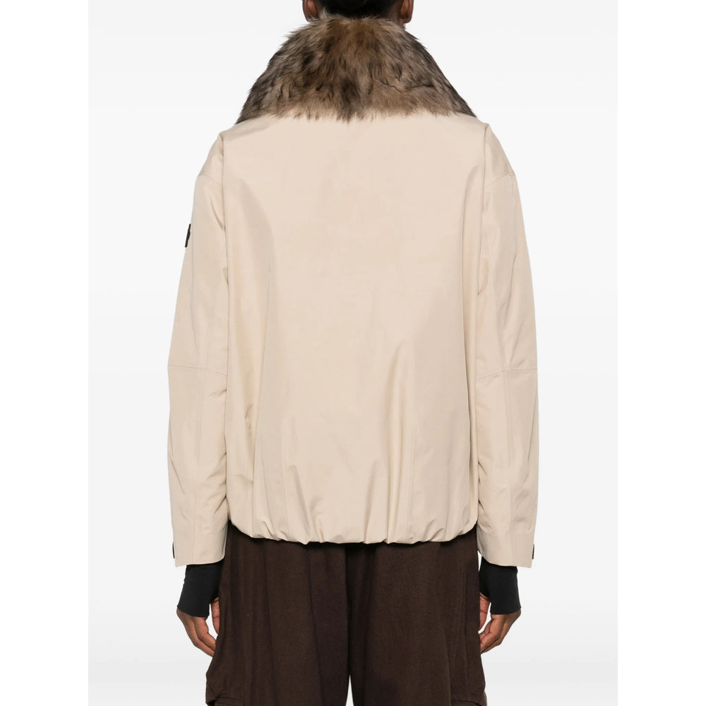 Moncler Grenoble Neutrals Jackets - Faux Fur & Shearling Jackets Women