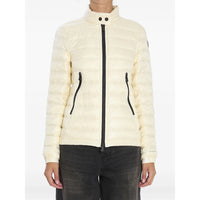 Moncler Grenoble White Coats - Single Breasted Coats Women