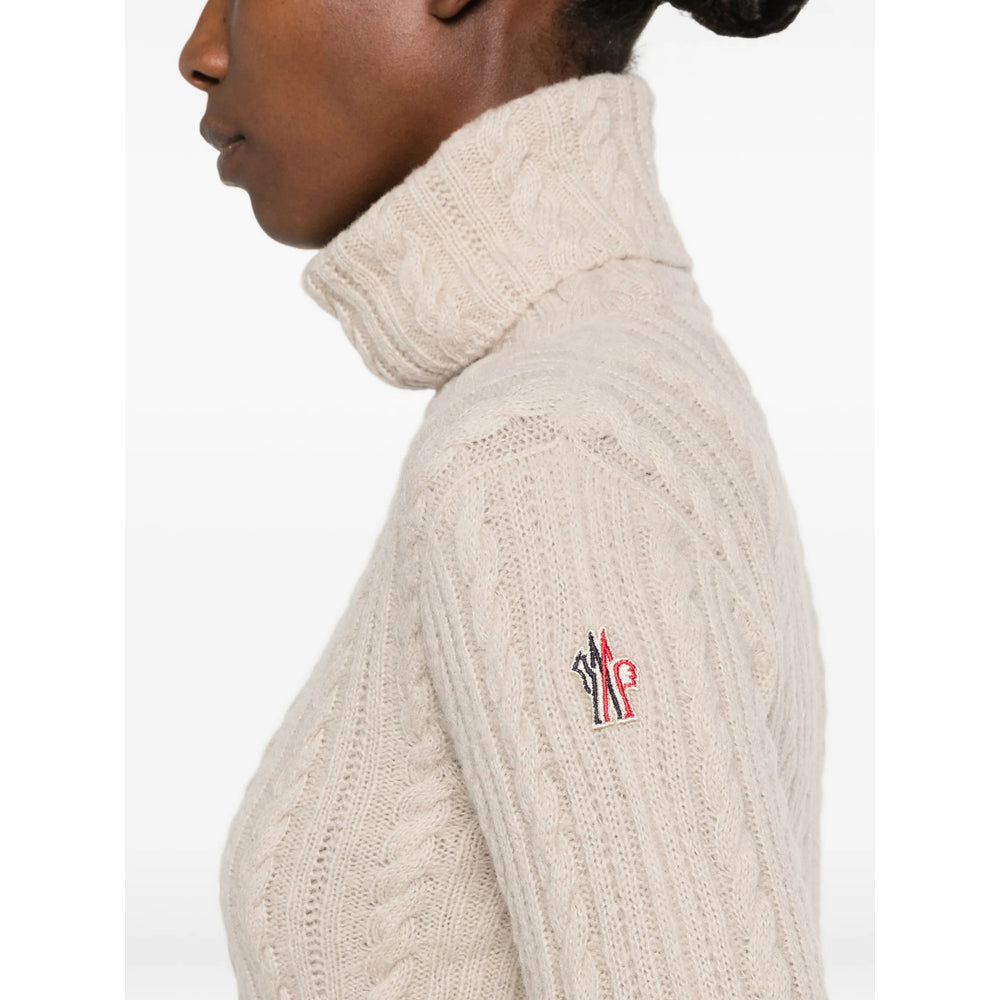 Moncler Grenoble Moncler Grenoble Neutrals Knitwear - Jumpers Women