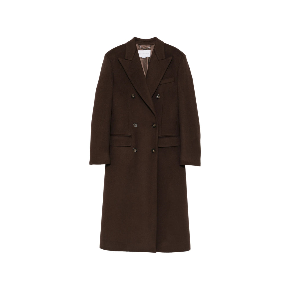 Stella Mccartney Brown Coats - Double Breasted & Peacoats Women