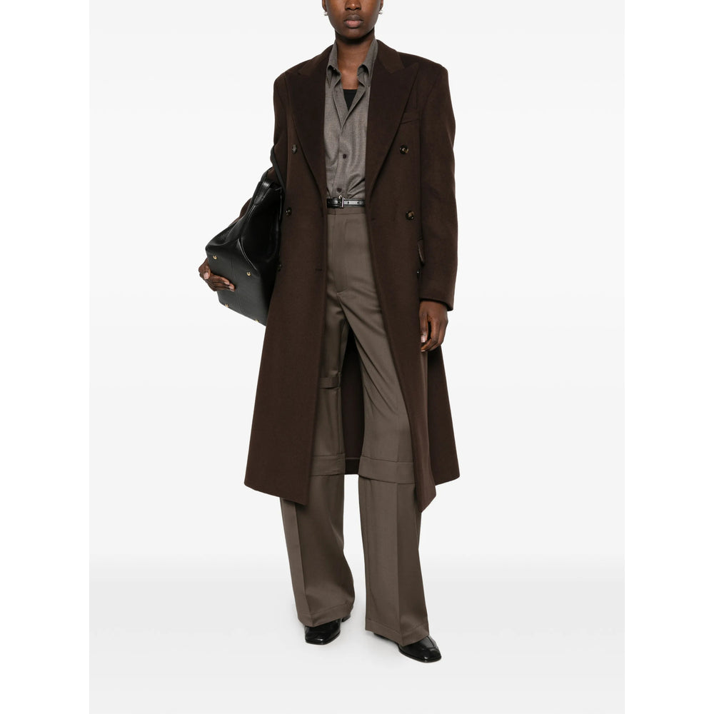 Stella Mccartney Brown Coats - Double Breasted & Peacoats Women