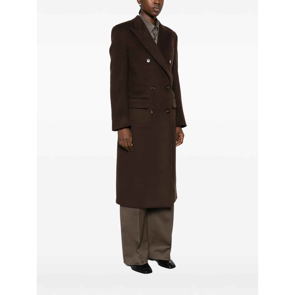 Stella Mccartney Brown Coats - Double Breasted & Peacoats Women