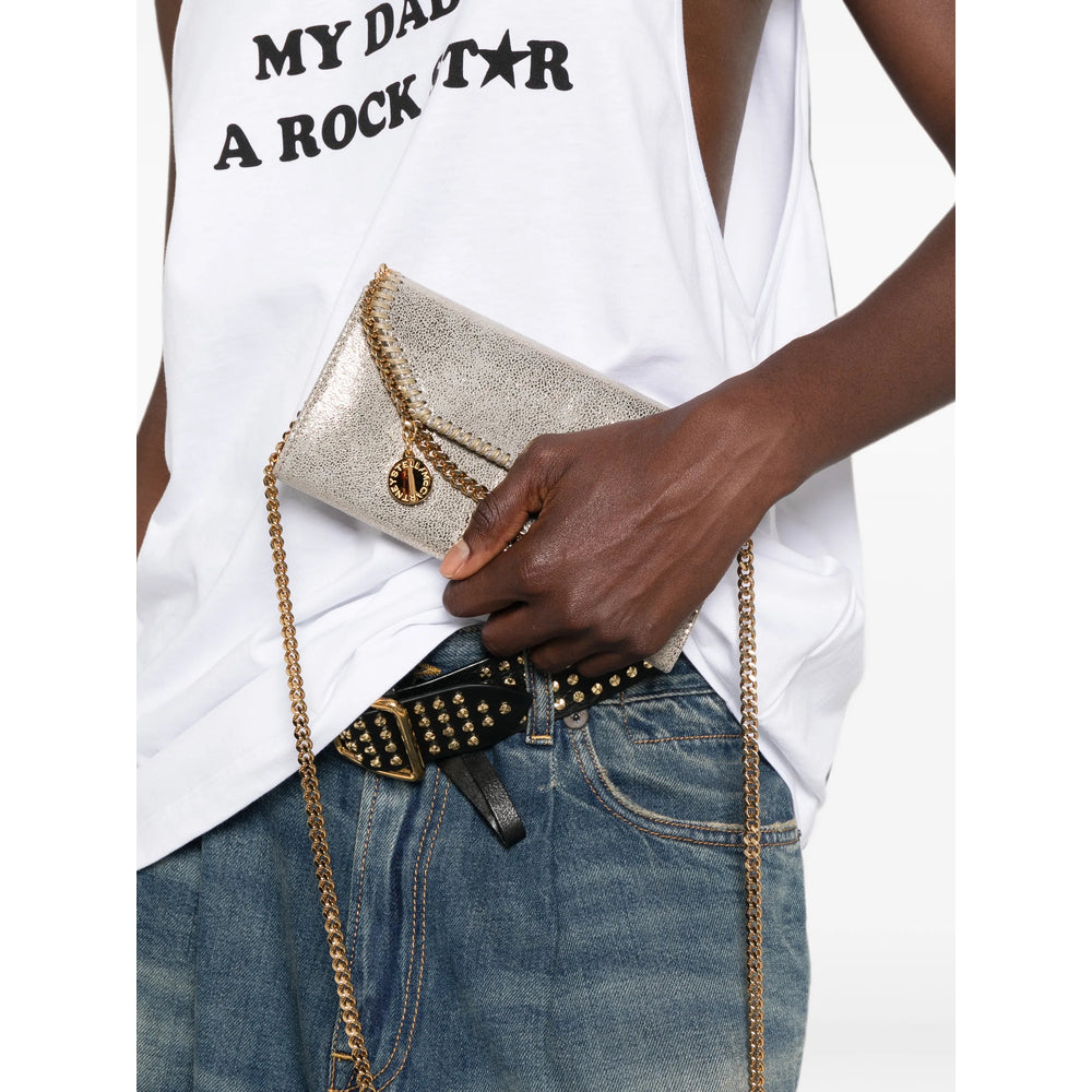 Stella Mccartney Stella Mccartney Gold Clutch Bags Women