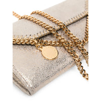 Stella Mccartney Stella Mccartney Gold Clutch Bags Women