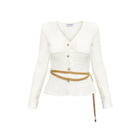 Self-portrait Self-Portrait White Jackets - Tweed Jackets Women