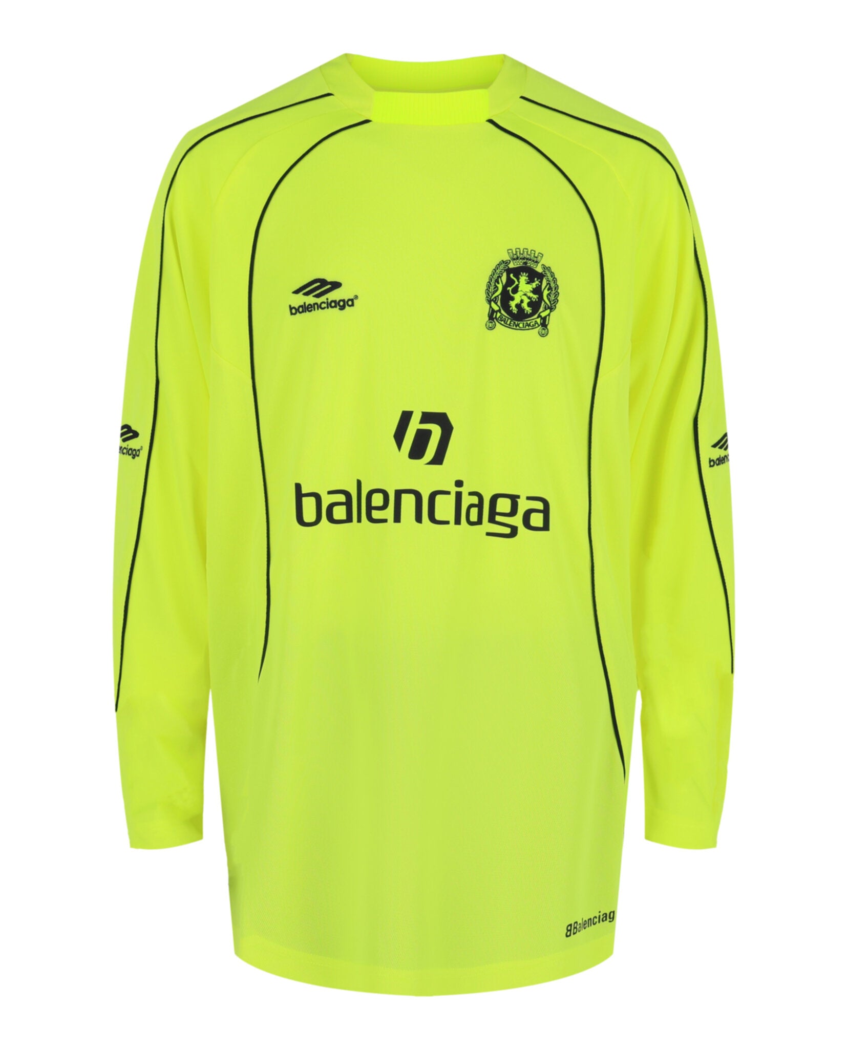 Balenciaga Balenciaga Mens Oversized Long Sleeve Soccer Shirt