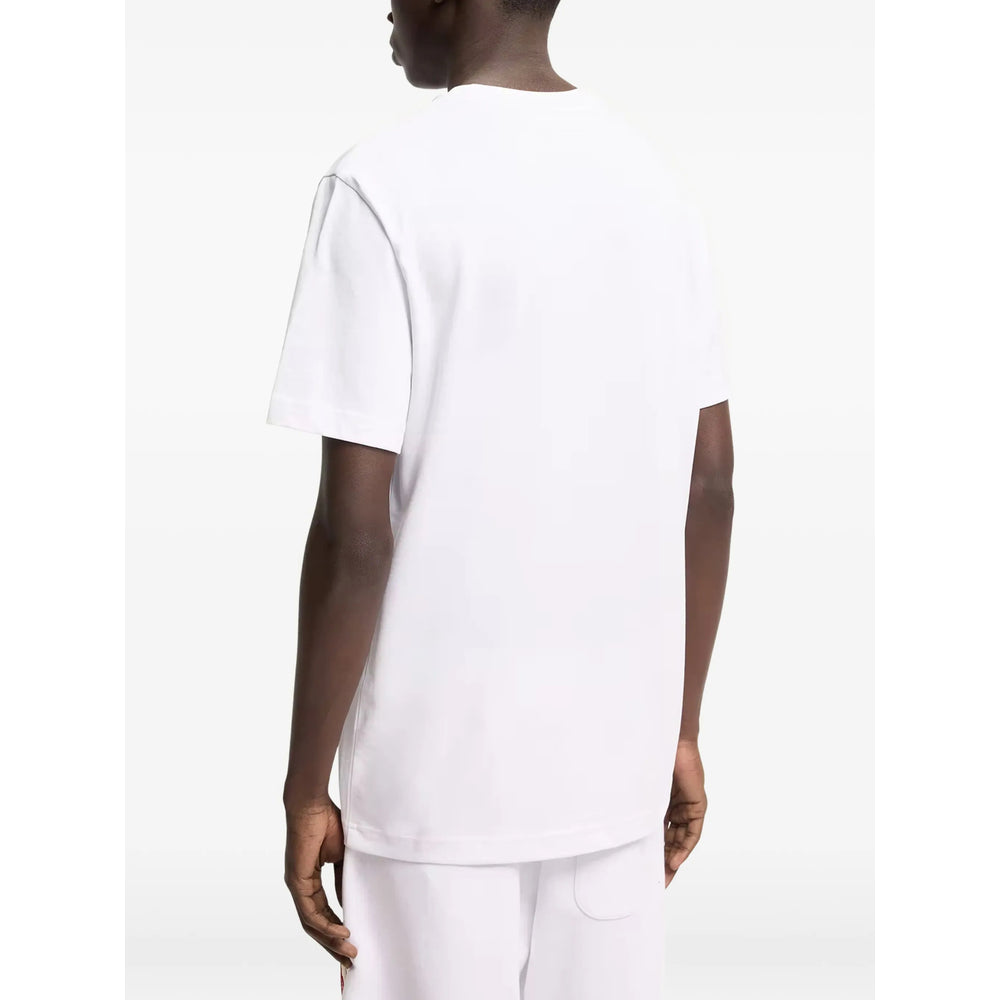 Moncler White Polo Shirts - T-Shirts Men
