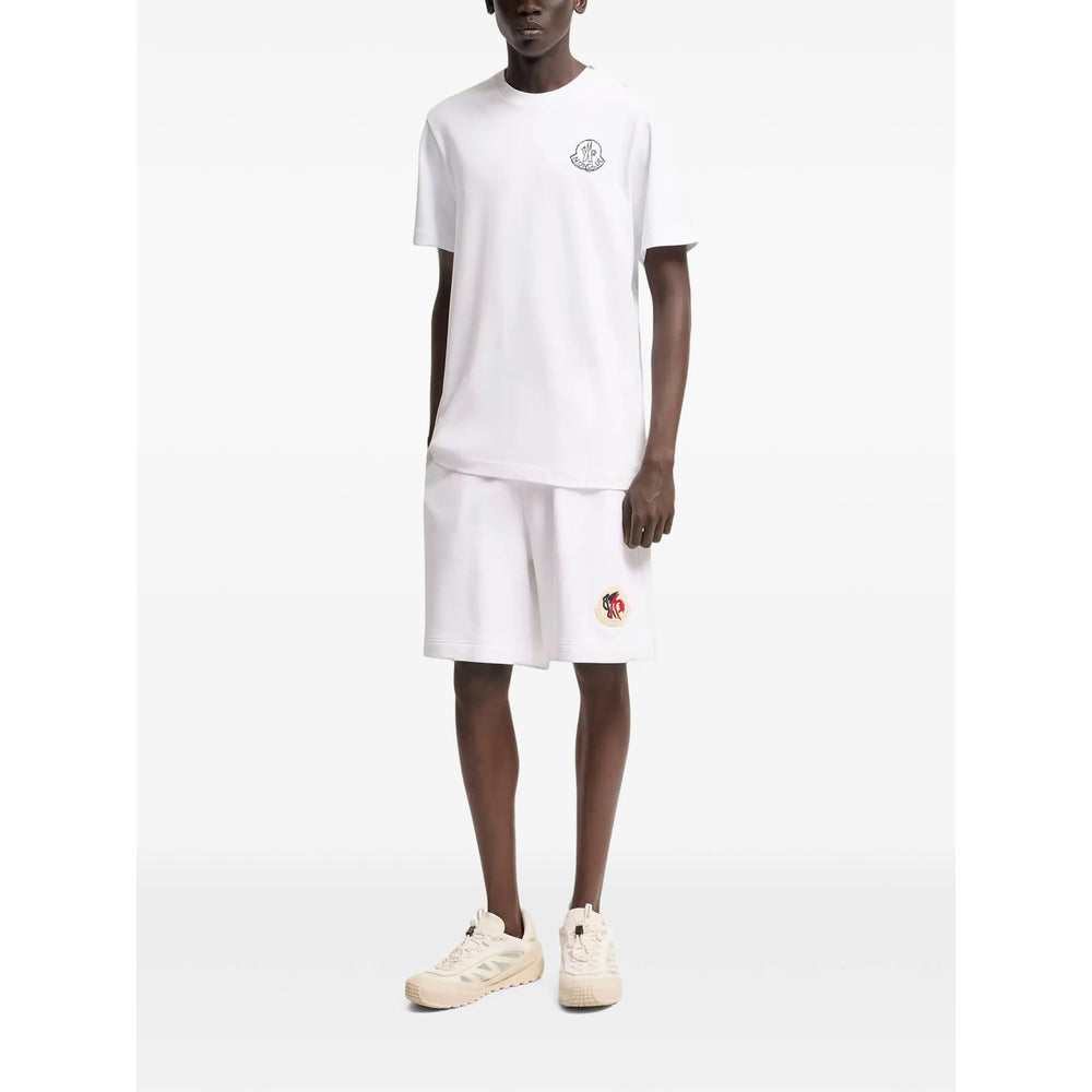 Moncler White Polo Shirts - T-Shirts Men