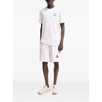 Moncler White Polo Shirts - T-Shirts Men