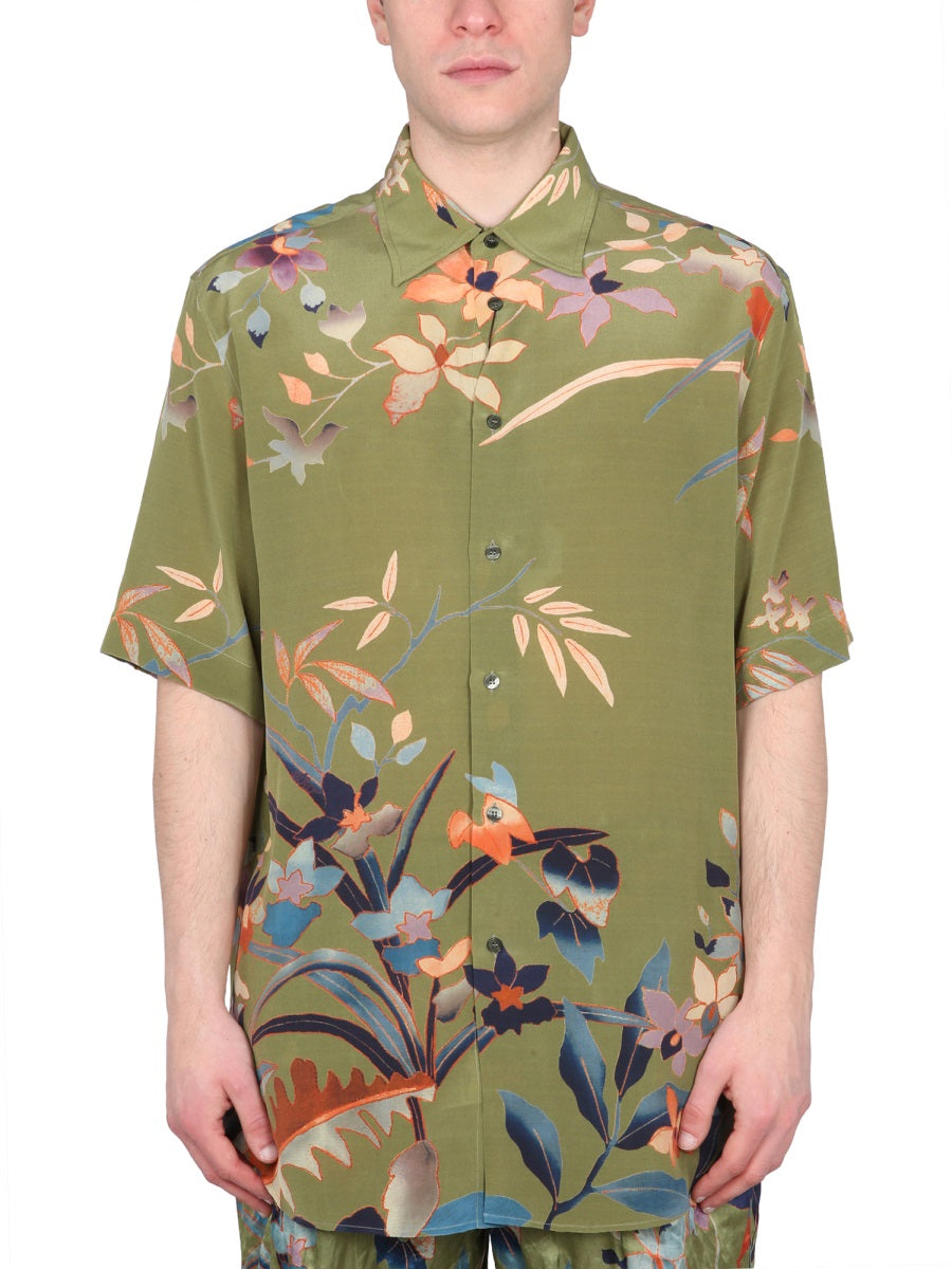 Etro Men Flower Print Shirt