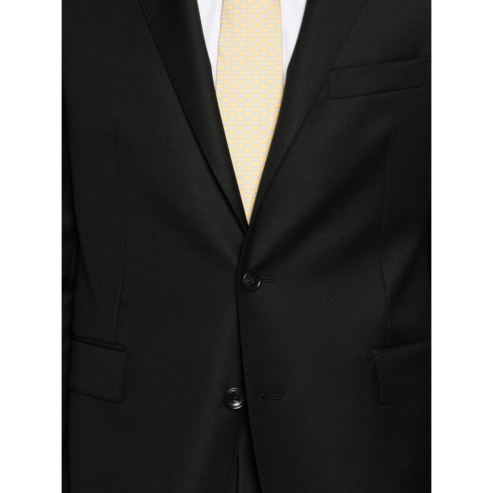 Tagliatore Black Suits - Single Breasted Suits Men