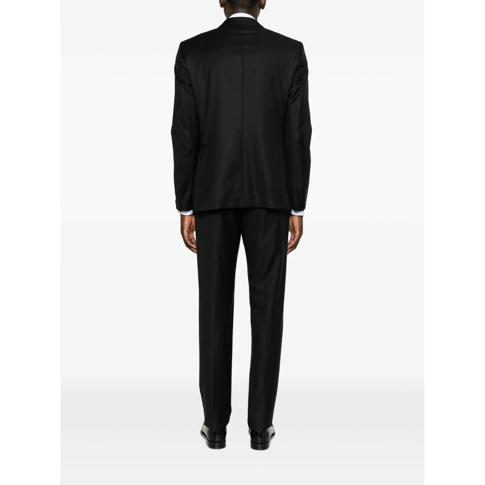 Tagliatore Black Suits - Single Breasted Suits Men
