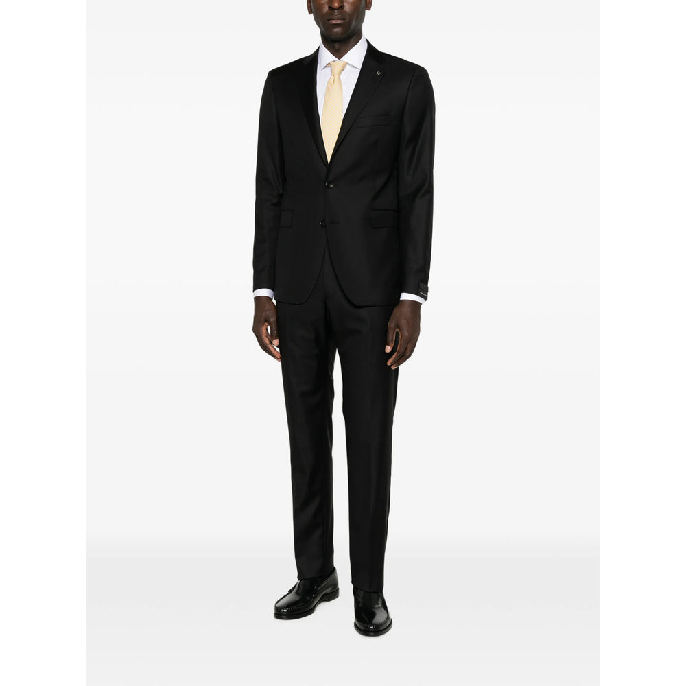 Tagliatore Black Suits - Single Breasted Suits Men