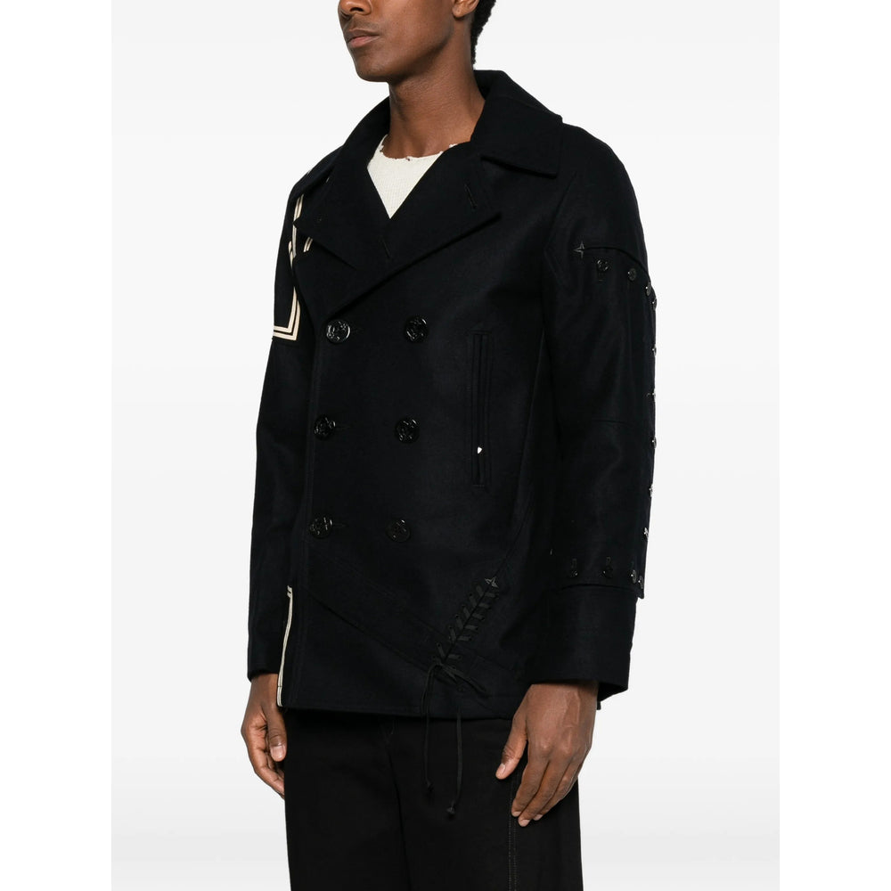 Junya Watanabe Blue Coats - Double Breasted Coats Men
