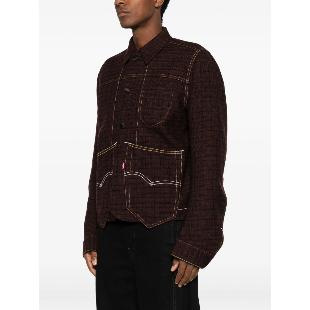 Junya Watanabe Junya Watanabe Red Jackets - Shirt Jackets Men