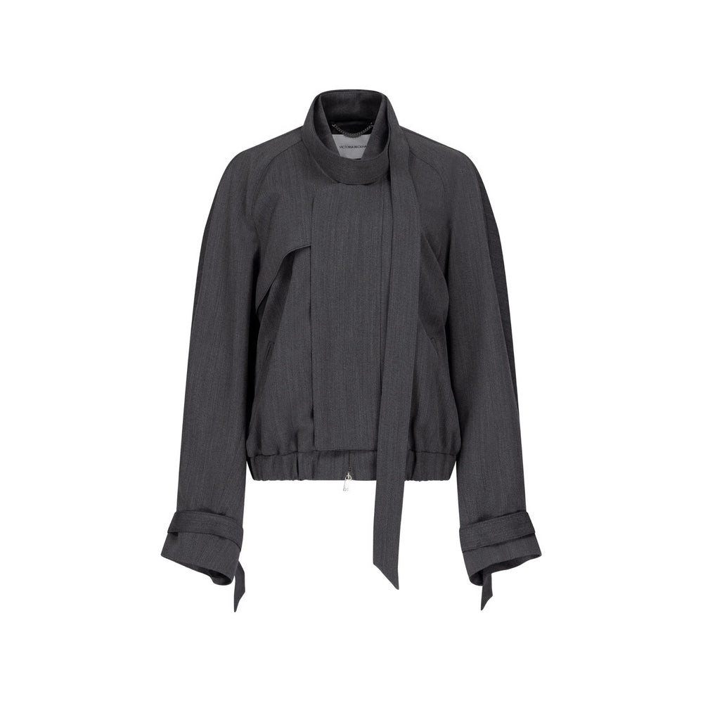 Victoria Beckham Victoria Beckham Grey Jackets - Bomber Jackets Women