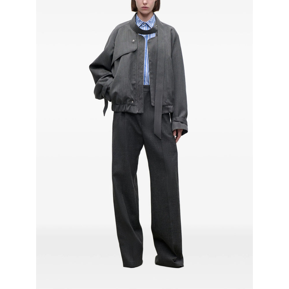 Victoria Beckham Victoria Beckham Grey Jackets - Bomber Jackets Women