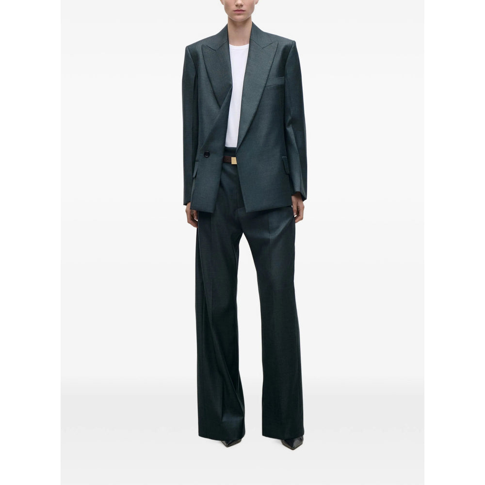 Victoria Beckham Green Jackets - Blazers Women
