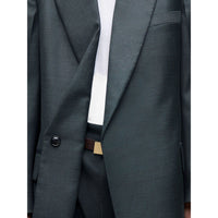Victoria Beckham Green Jackets - Blazers Women