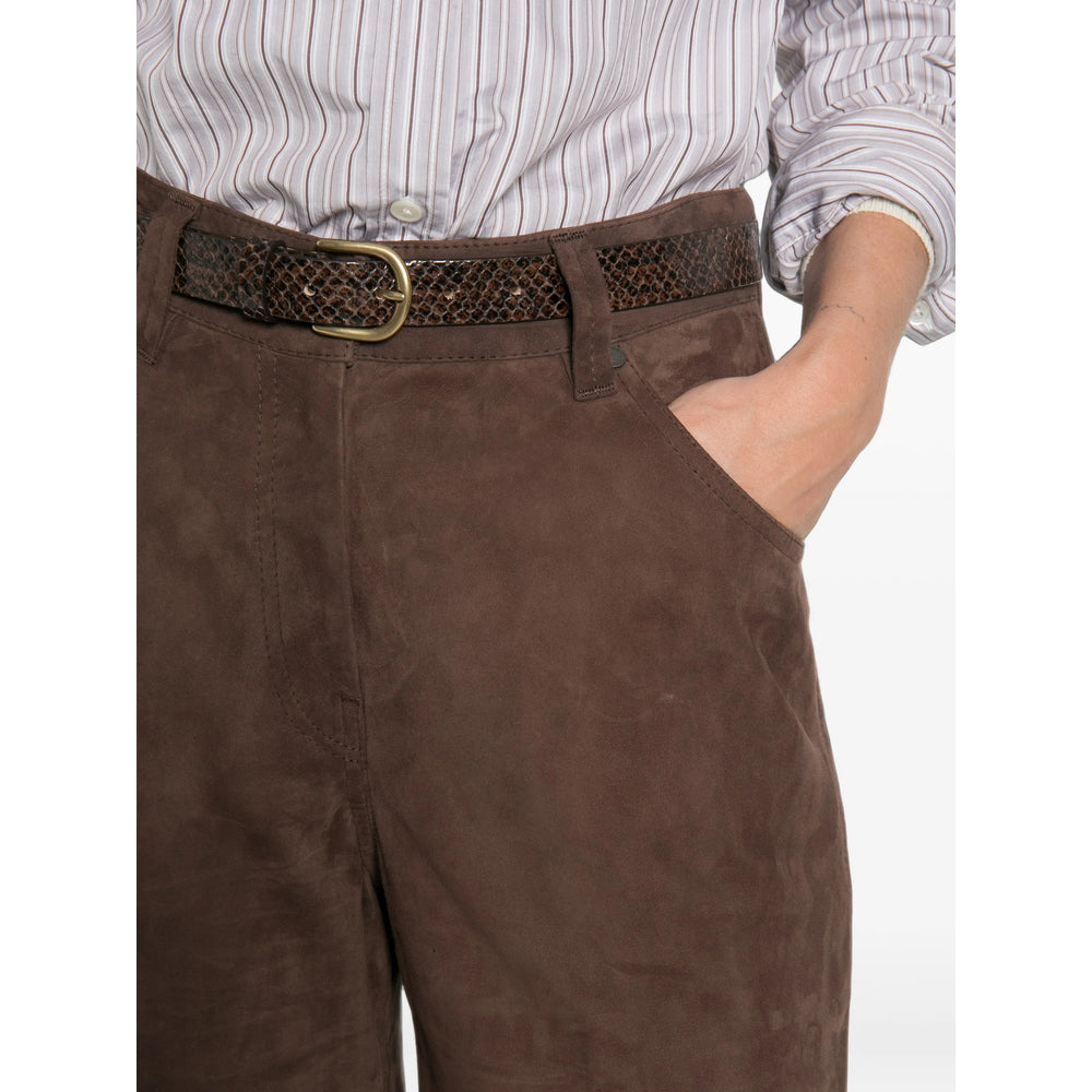 Brunello Cucinelli Brown Trousers - Palazzo Pants Women