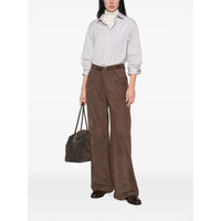 Brunello Cucinelli Brown Trousers - Palazzo Pants Women
