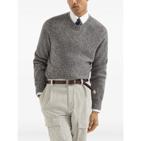 Brunello Cucinelli Grey Sweaters & Knitwear - Jumpers Men