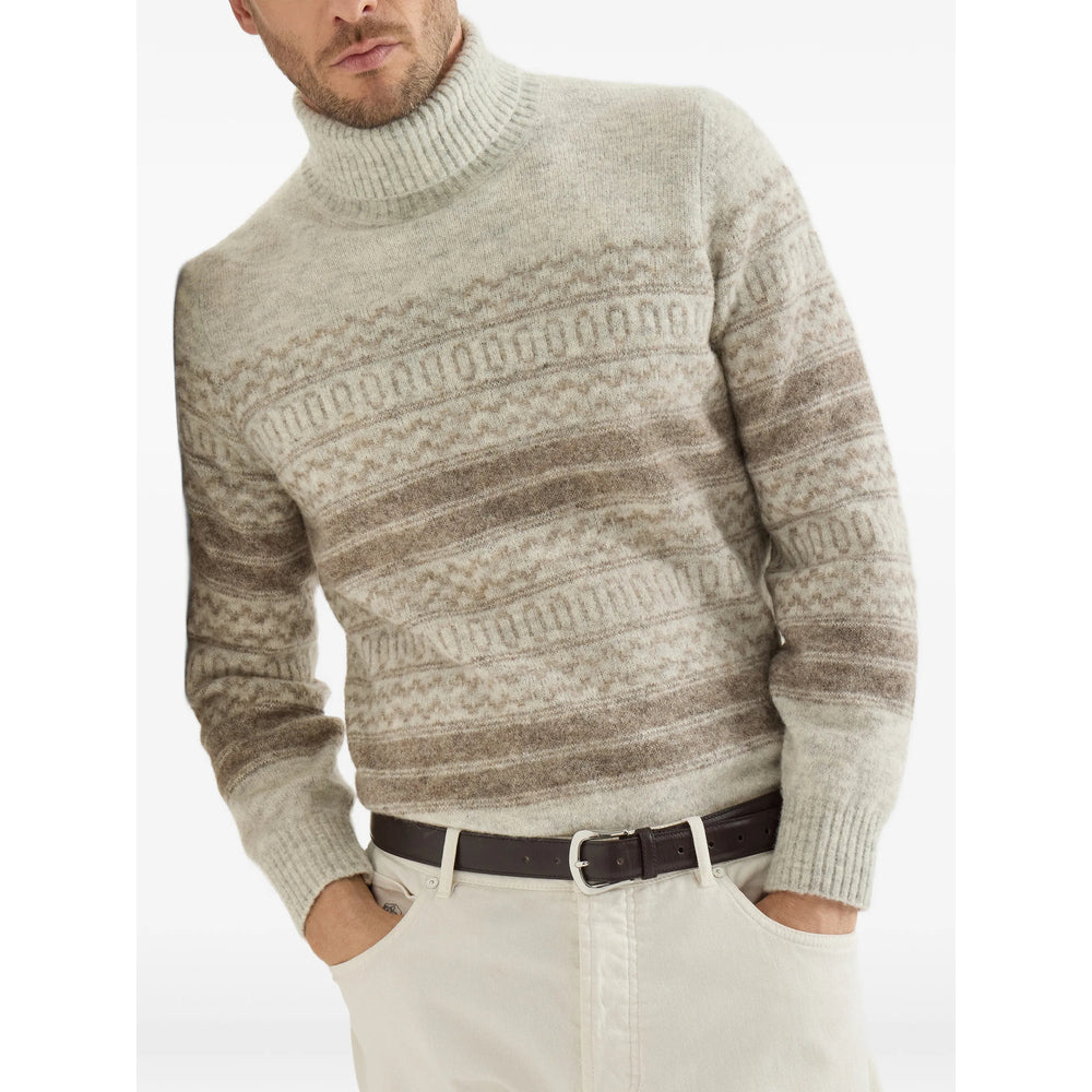 Brunello Cucinelli Neutrals Sweaters & Knitwear - Jumpers Men